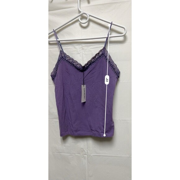 DGC NWT Anthropologie Essential Antwerp Women’s Size 3 Small Purple Tank Top - Picture 6 of 7